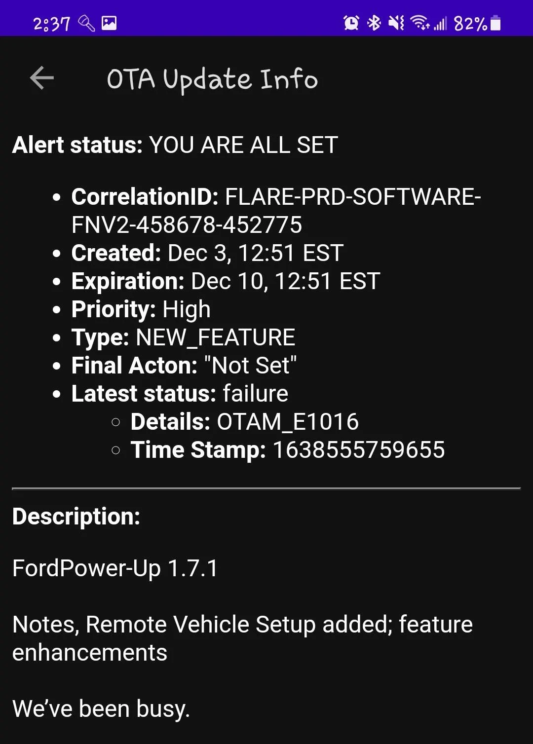 Ford Mustang Mach-E Android Widget for Mach-E [Less Complex] Screenshot_20220201-143715_Mach-E Info