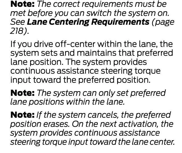 Ford Mustang Mach-E Adaptive Cruise Control Feedback Page 219