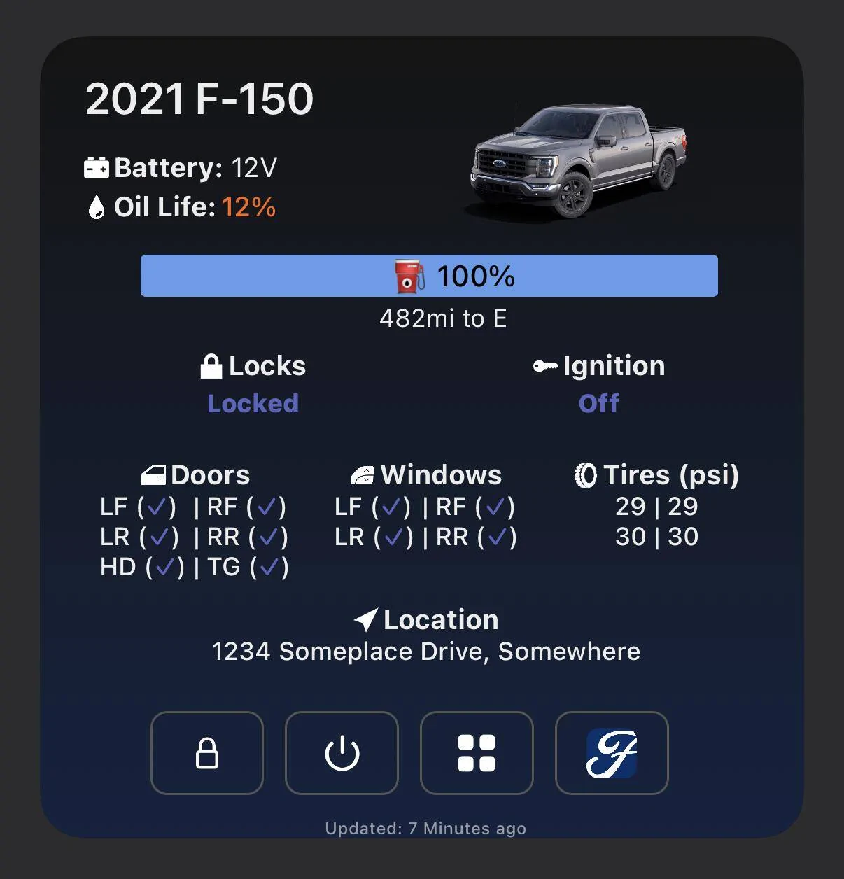 Ford Mustang Mach-E ? Scriptable FordPass Widget (iOS, iPad, MacOS) PNG image 5