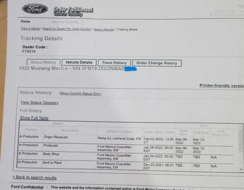 Ford Mustang Mach-E 01/03/22 Build Week Chat Mach-E VVR