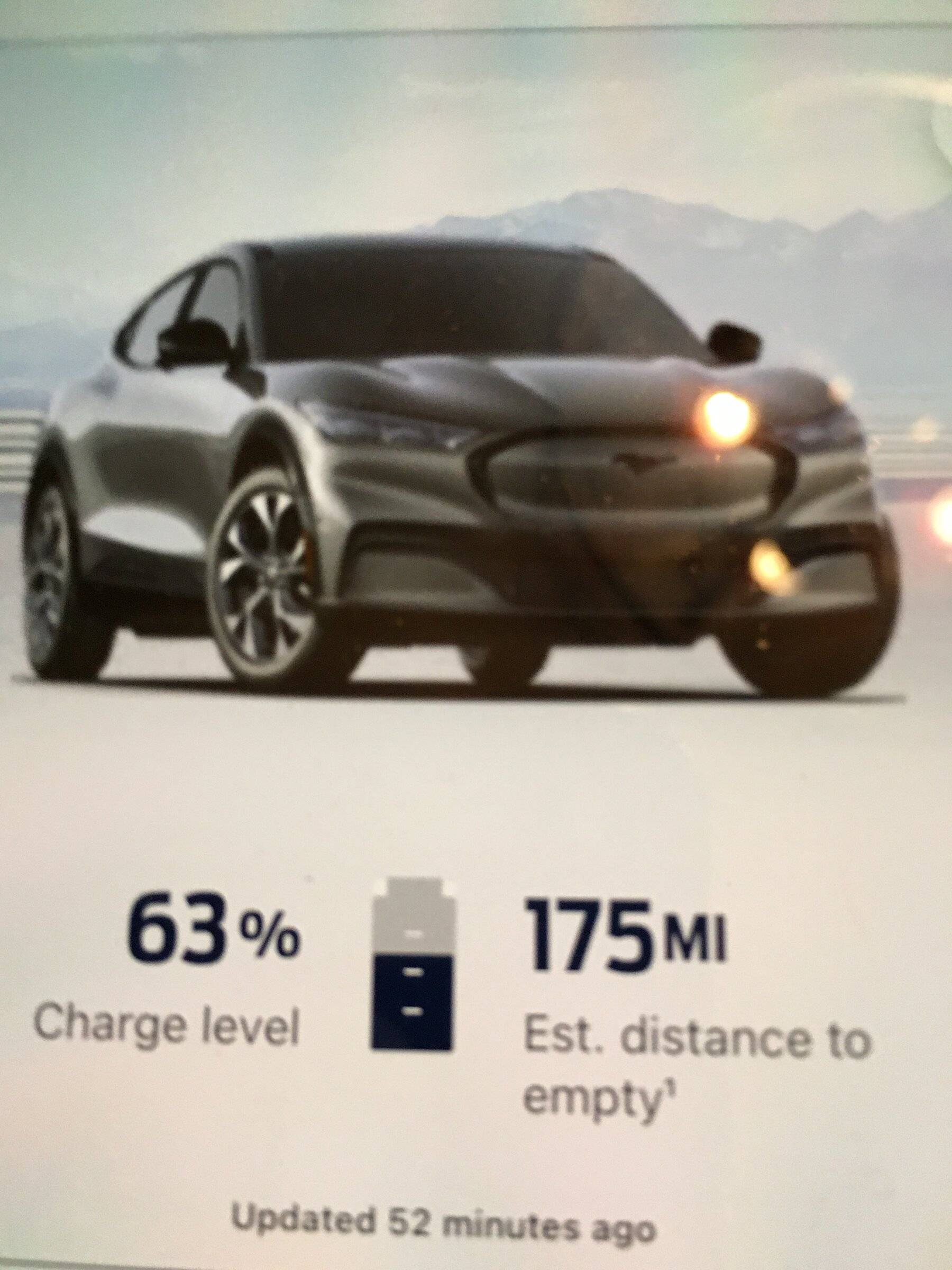 Ford Mustang Mach-E This can't be normal. 24% and 29 miles?!? 5A6CC9A6-C268-47B3-9EC3-01B0C09F061D