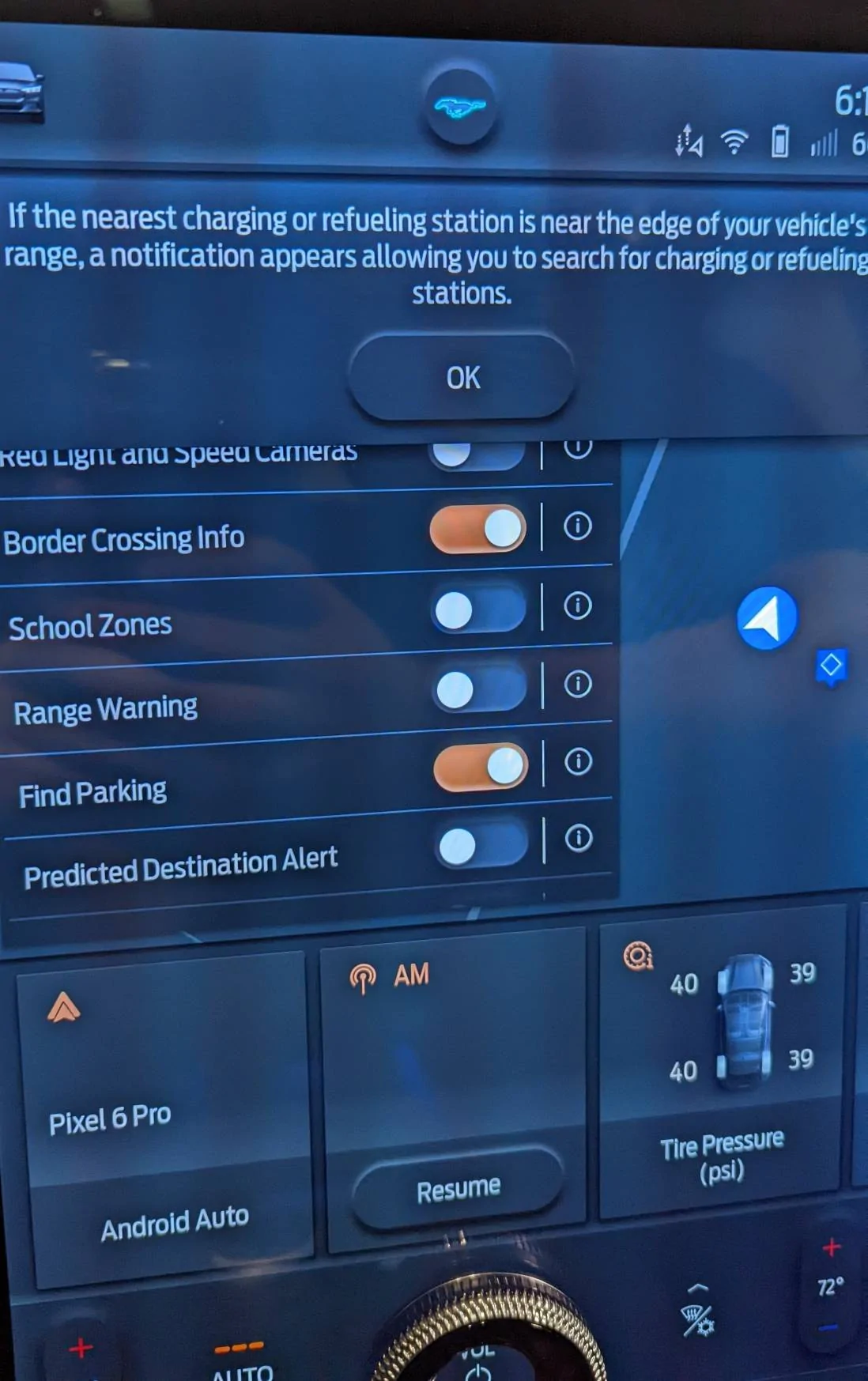 Ford Mustang Mach-E Repeated “Chargers Unreachable” alert in car PXL_20220209_021656606~2