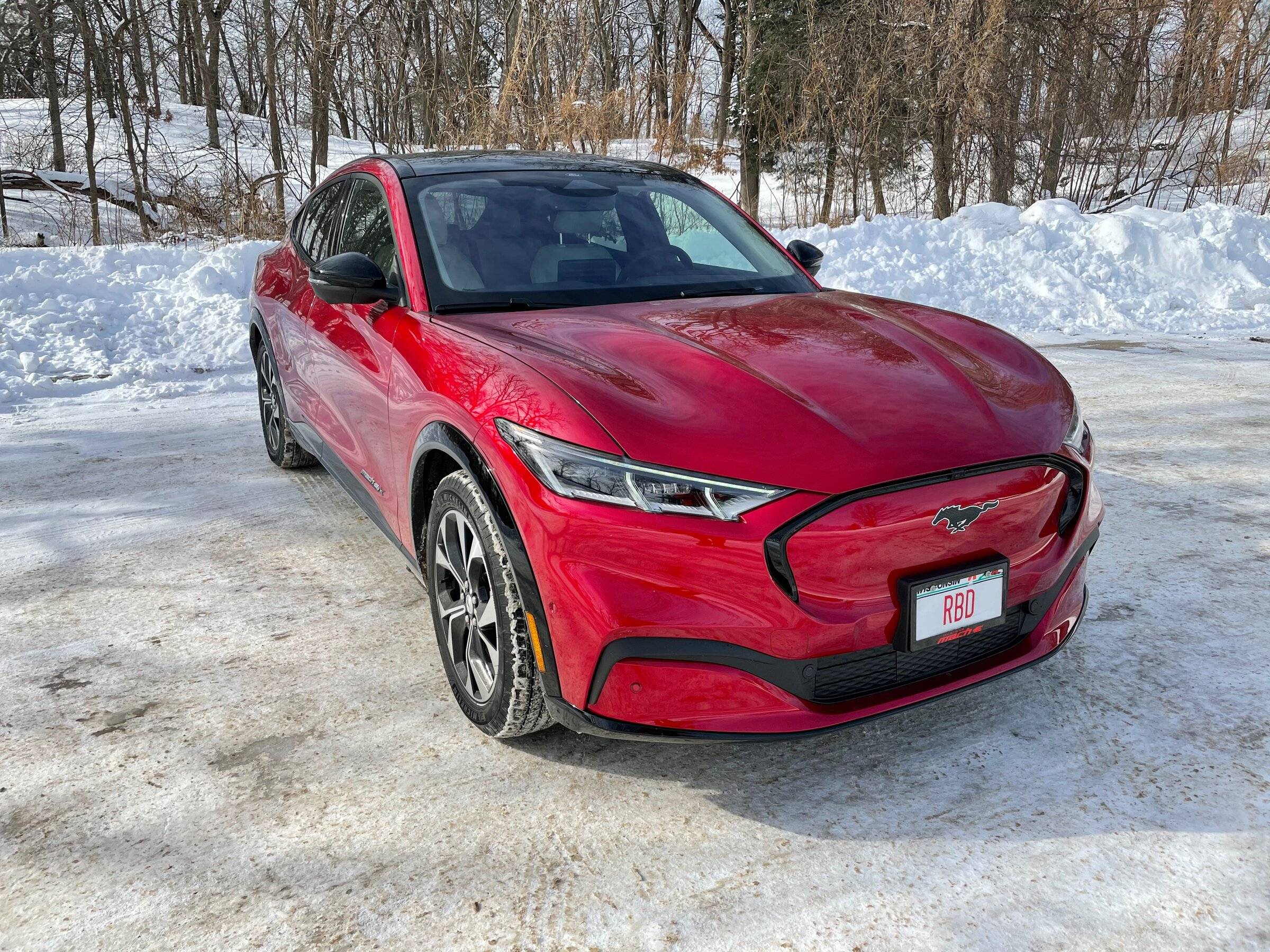 Ford Mustang Mach-E It's anniversary time! Mach-E Delivery Day Snow