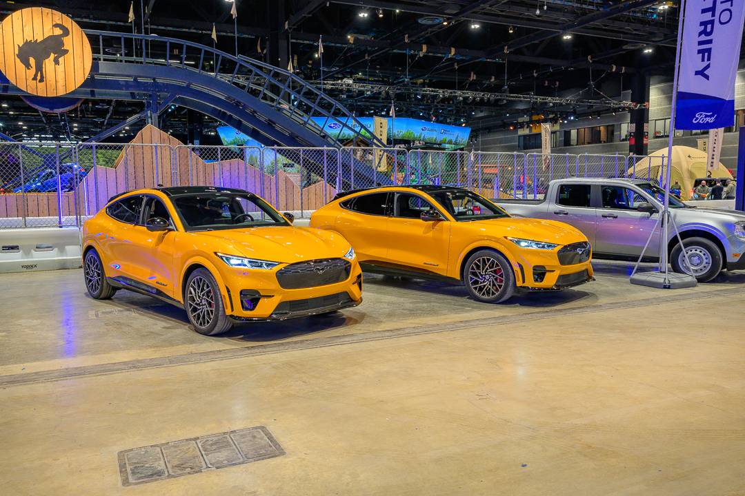 Ford Mustang Mach-E Misc from the Chicago Auto Show 2022. CAS-10