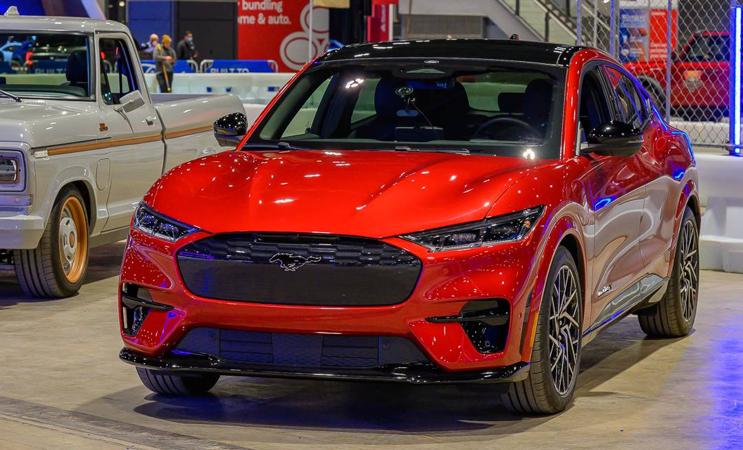 Ford Mustang Mach-E Misc from the Chicago Auto Show 2022. CAS-11