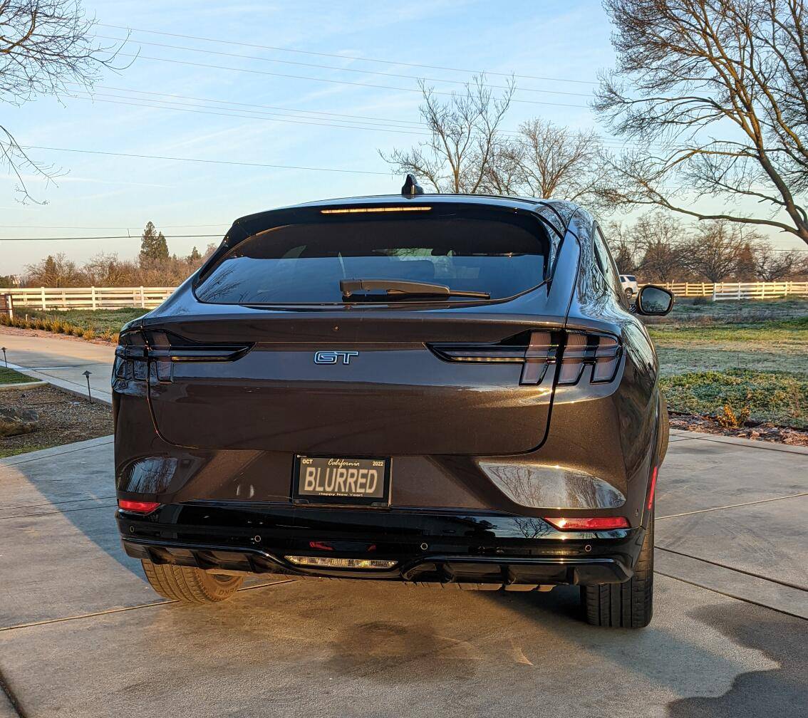 Ford Mustang Mach-E Why Blur License Plate Number? PXL_20220128_153719429