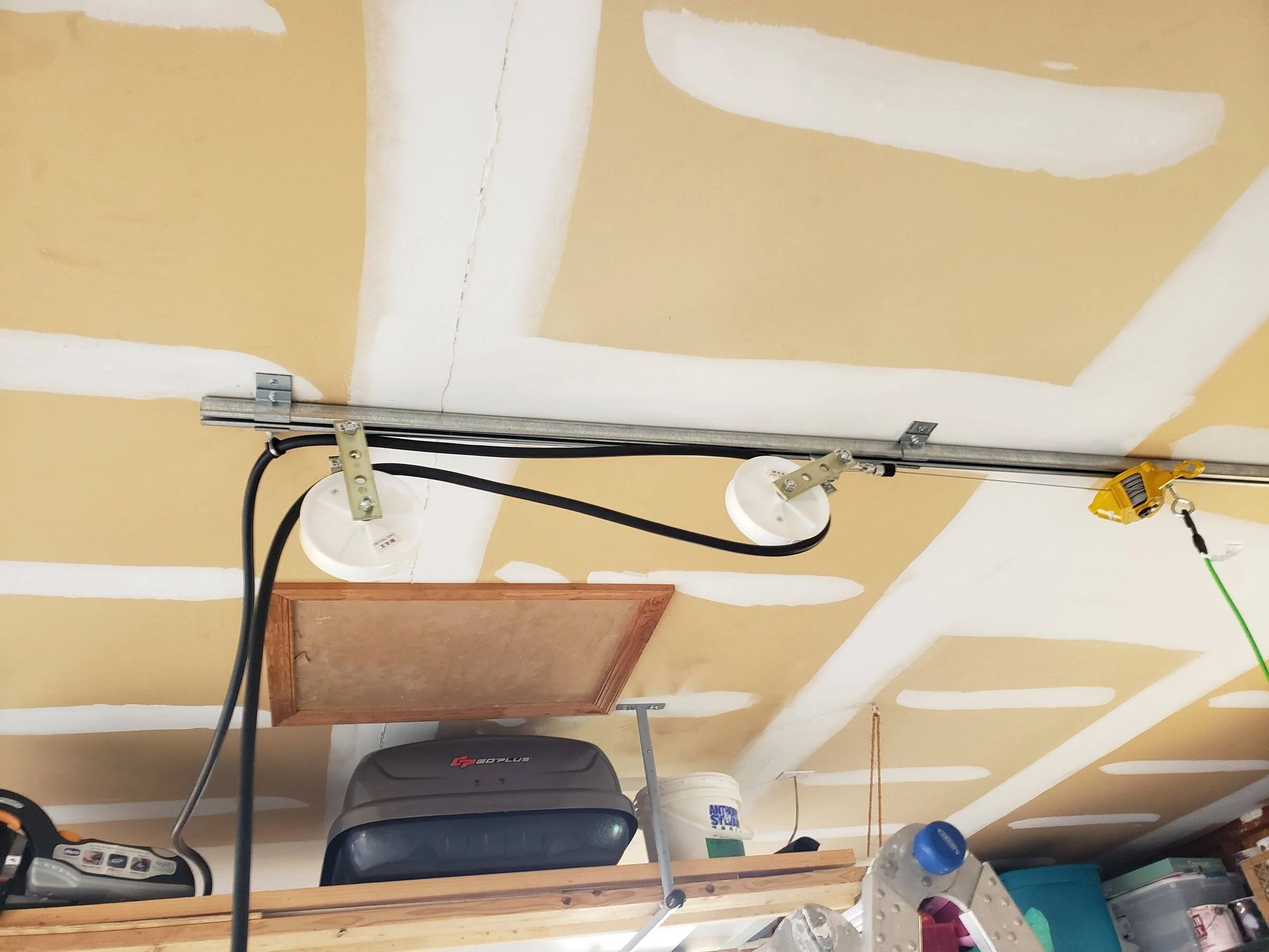 Ford Mustang Mach-E Garage Overhead Cable Management 20220212_160352