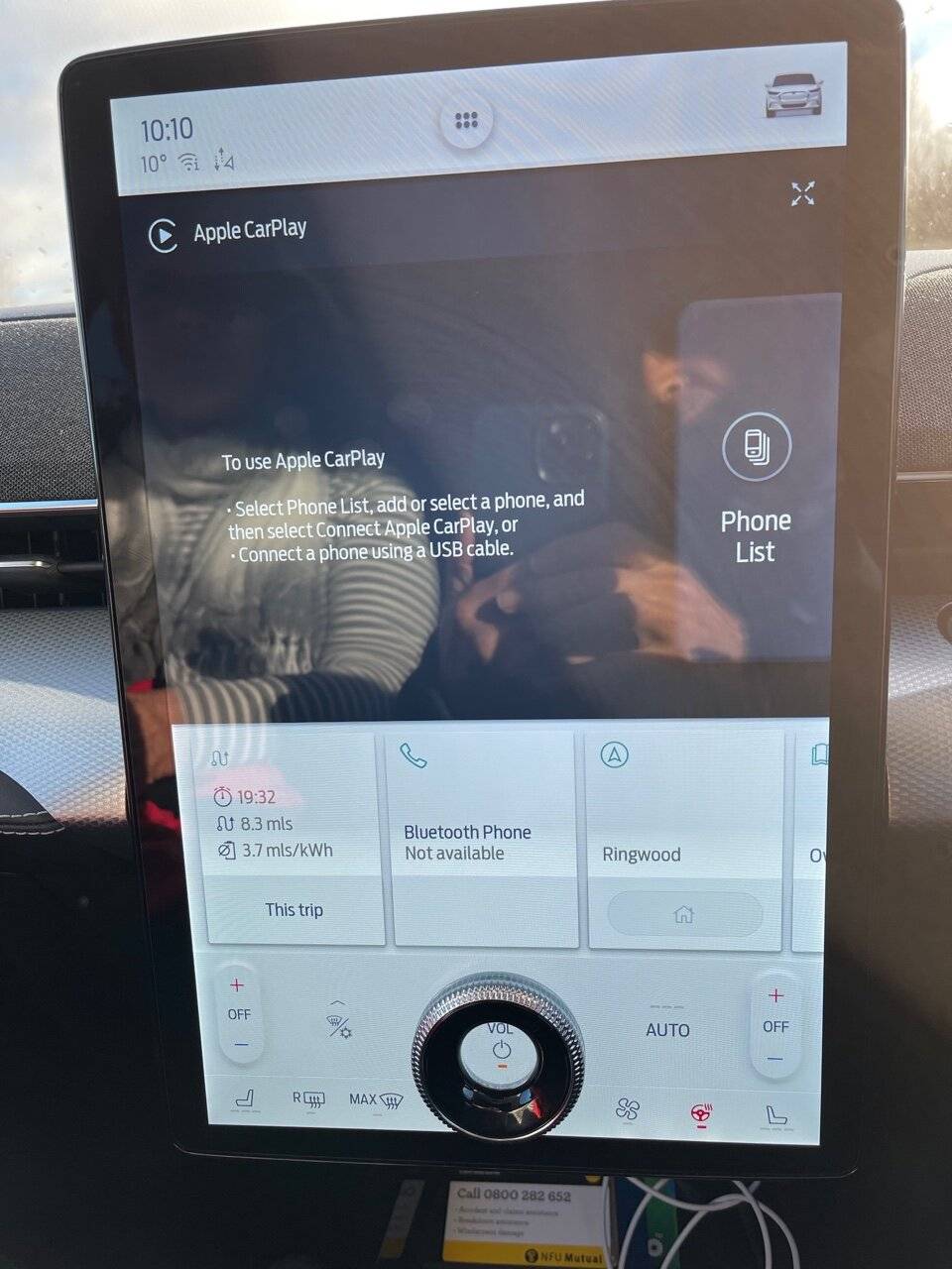 Ford Mustang Mach-E CarPlay ima