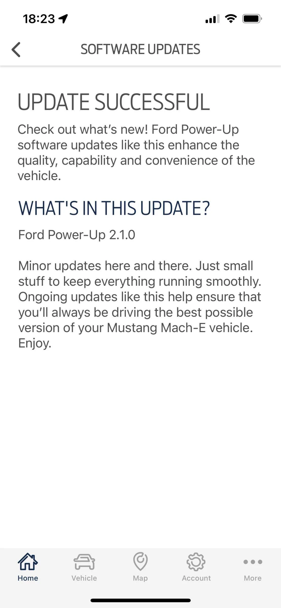 Ford Mustang Mach-E New Power Up OTA 2.4.1 Now Available IMG_4014