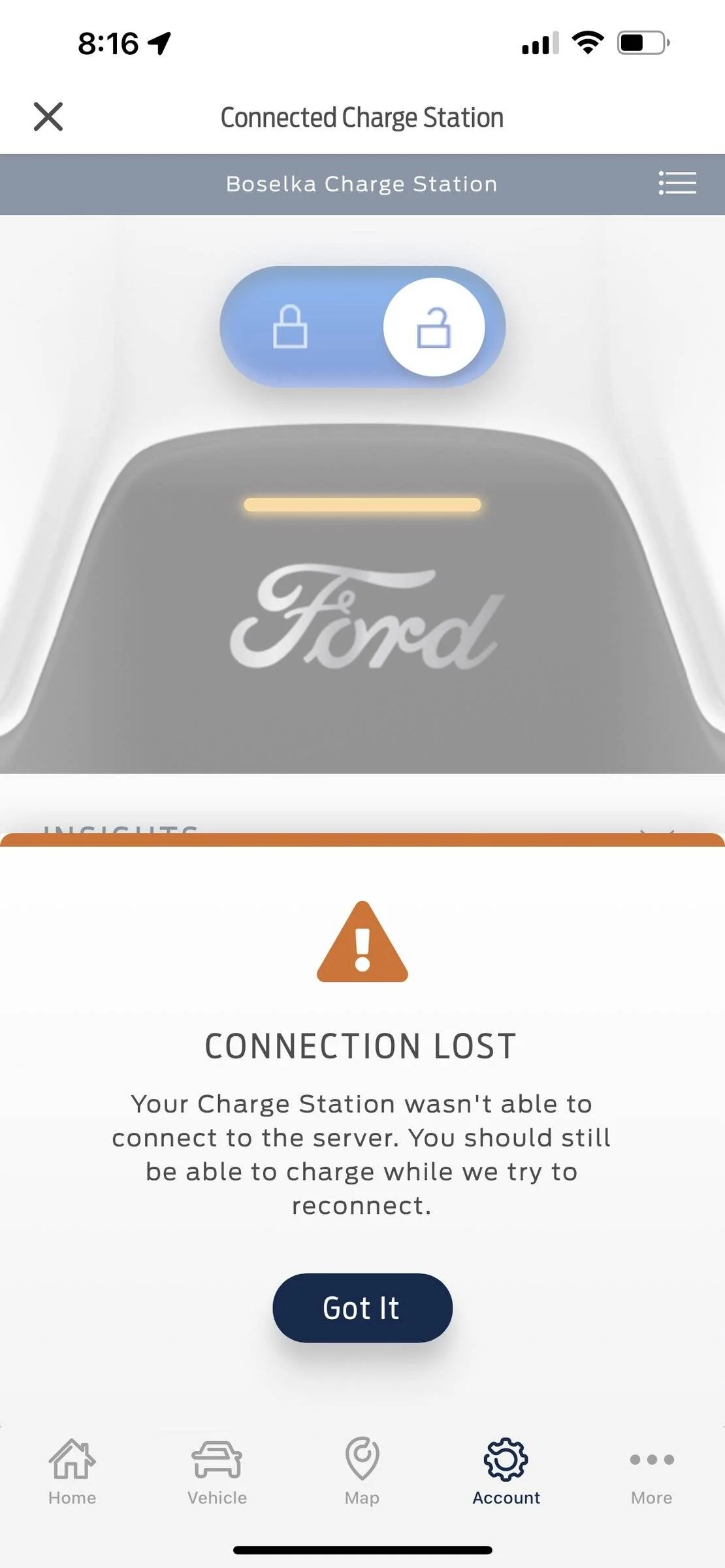 Ford Mustang Mach-E Ford Charging Station not connecting to the server DFB4EB08-3753-4F99-B1F2-4FD51EAC188C_1_101_o