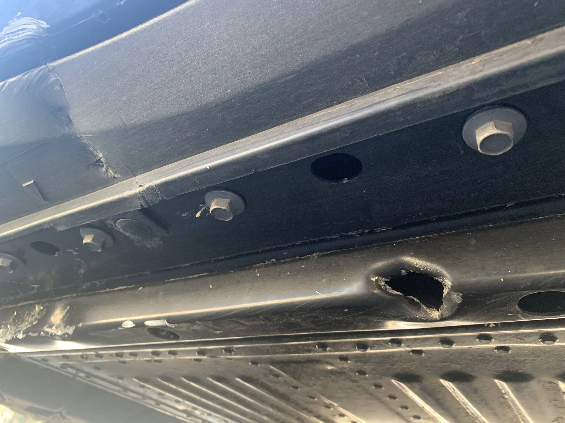 Ford Mustang Mach-E Undercarriage damage F5D46233-4802-4569-AF32-A3AF3FBAC38B