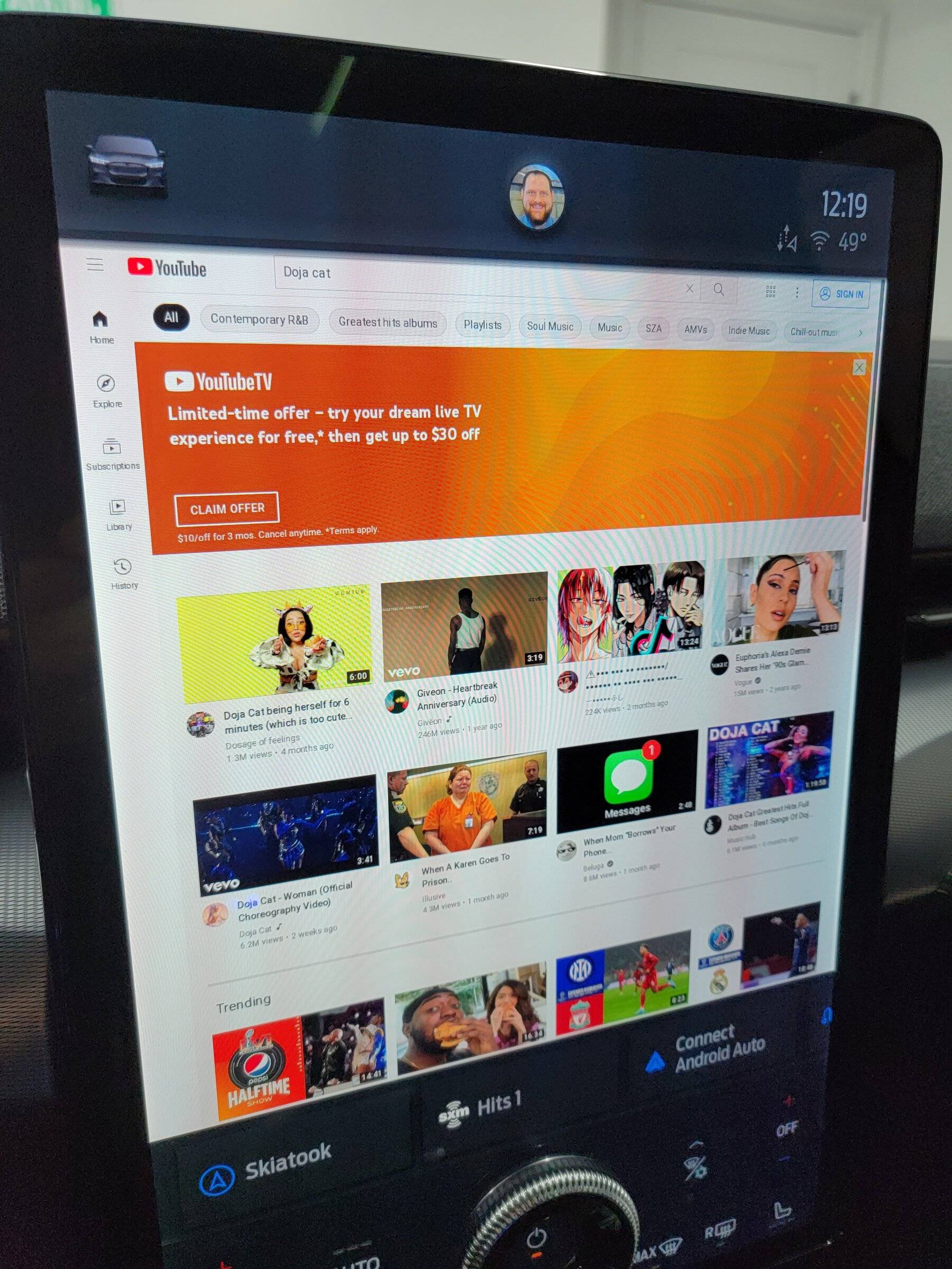 Ford Mustang Mach-E Reddit user finds hidden web browser? 20220217_121925