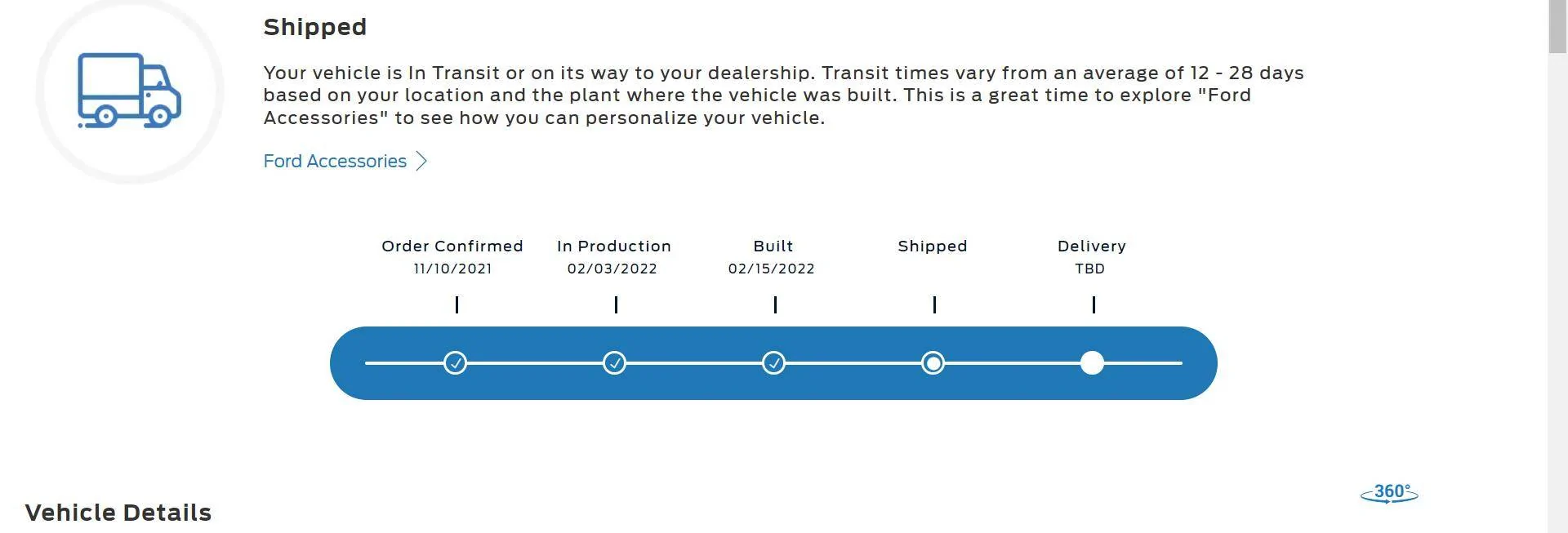 Ford Mustang Mach-E Has my car actually shipped? Screenshot (4)