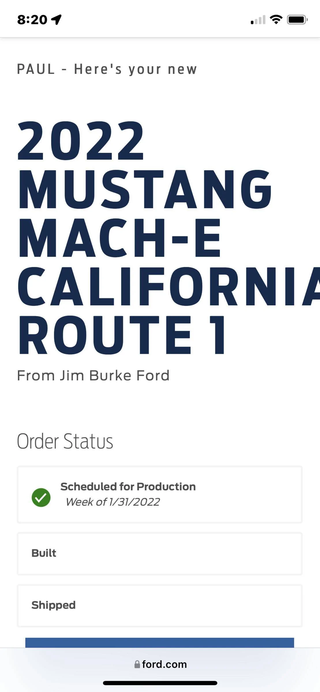 Ford Mustang Mach-E 1/31 Build Week gang 16C04284-9AEE-4E36-97E2-24549E5BC6C1