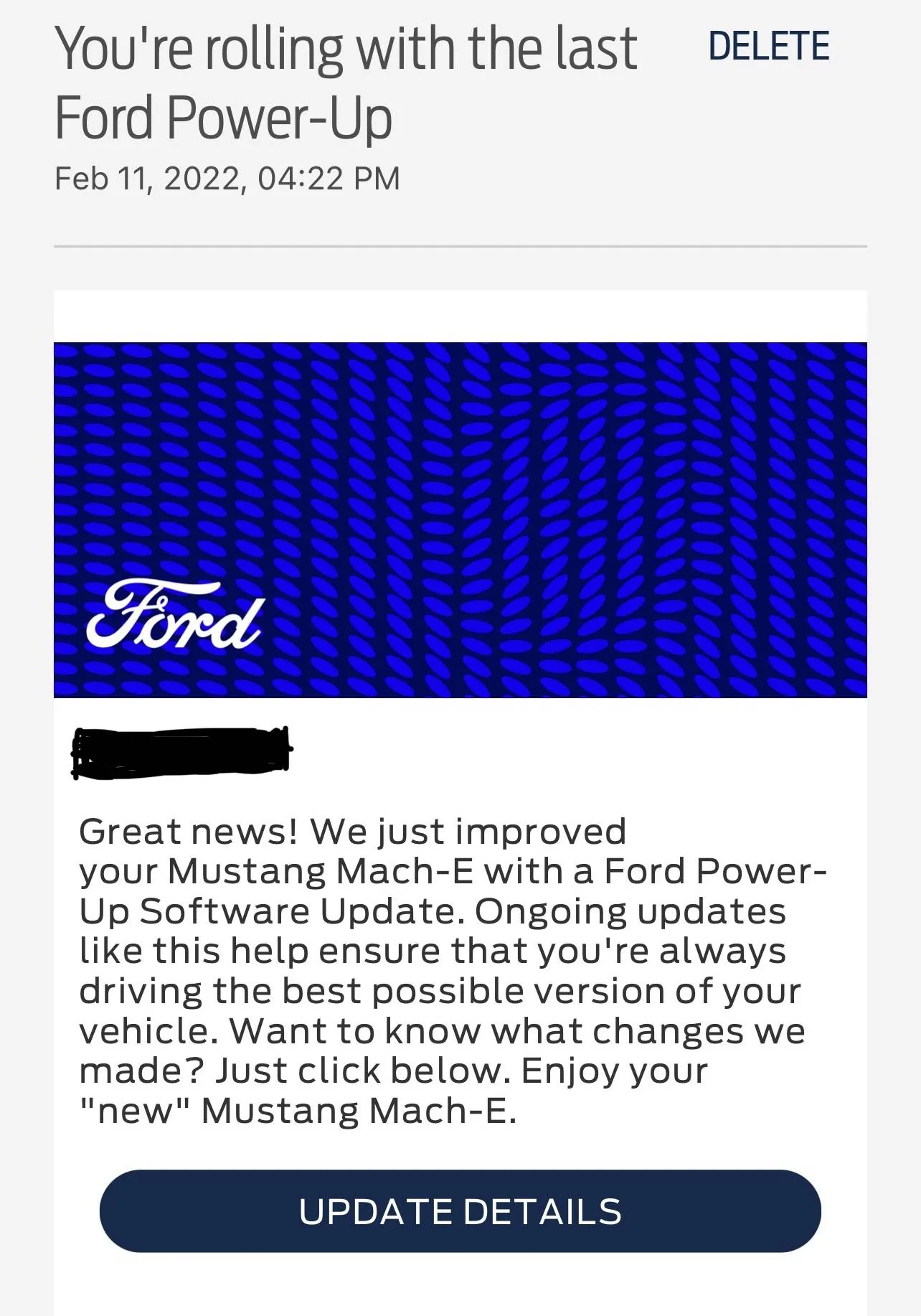Ford Mustang Mach-E Mach-E Power Updates February 2022 134B2D25-A249-4CDA-A4BD-D8E24499DEF4