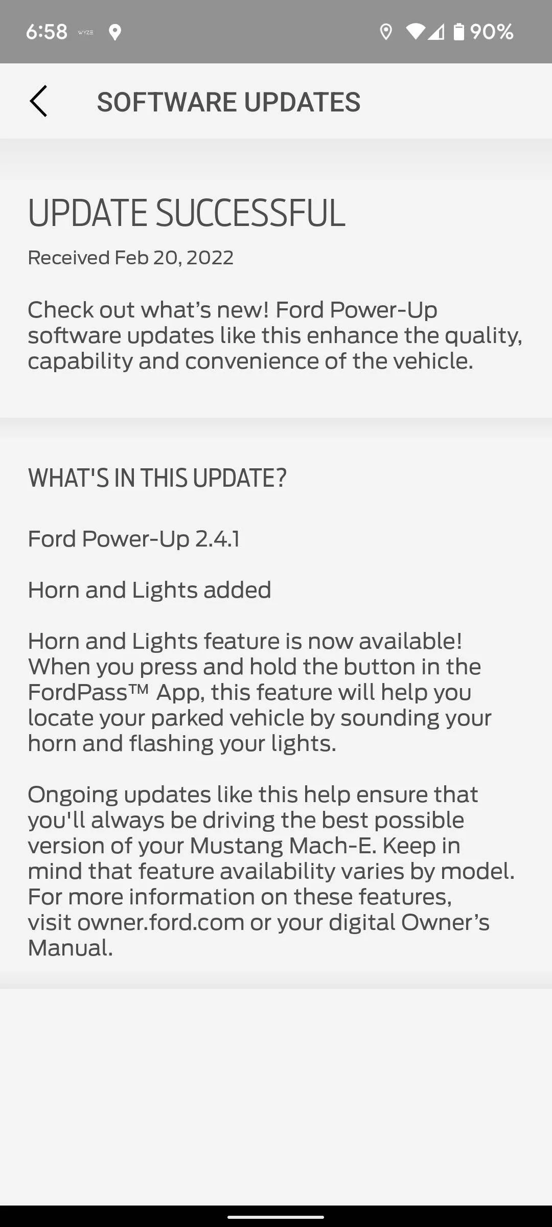 Ford Mustang Mach-E 2.5.2 Screenshot_20220220-185801