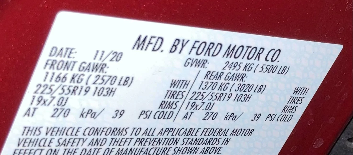 Ford Mustang Mach-E Please post your vehicle weight information! 6C6F4F82-FB70-4708-9AE0-43AD24BE6C5D