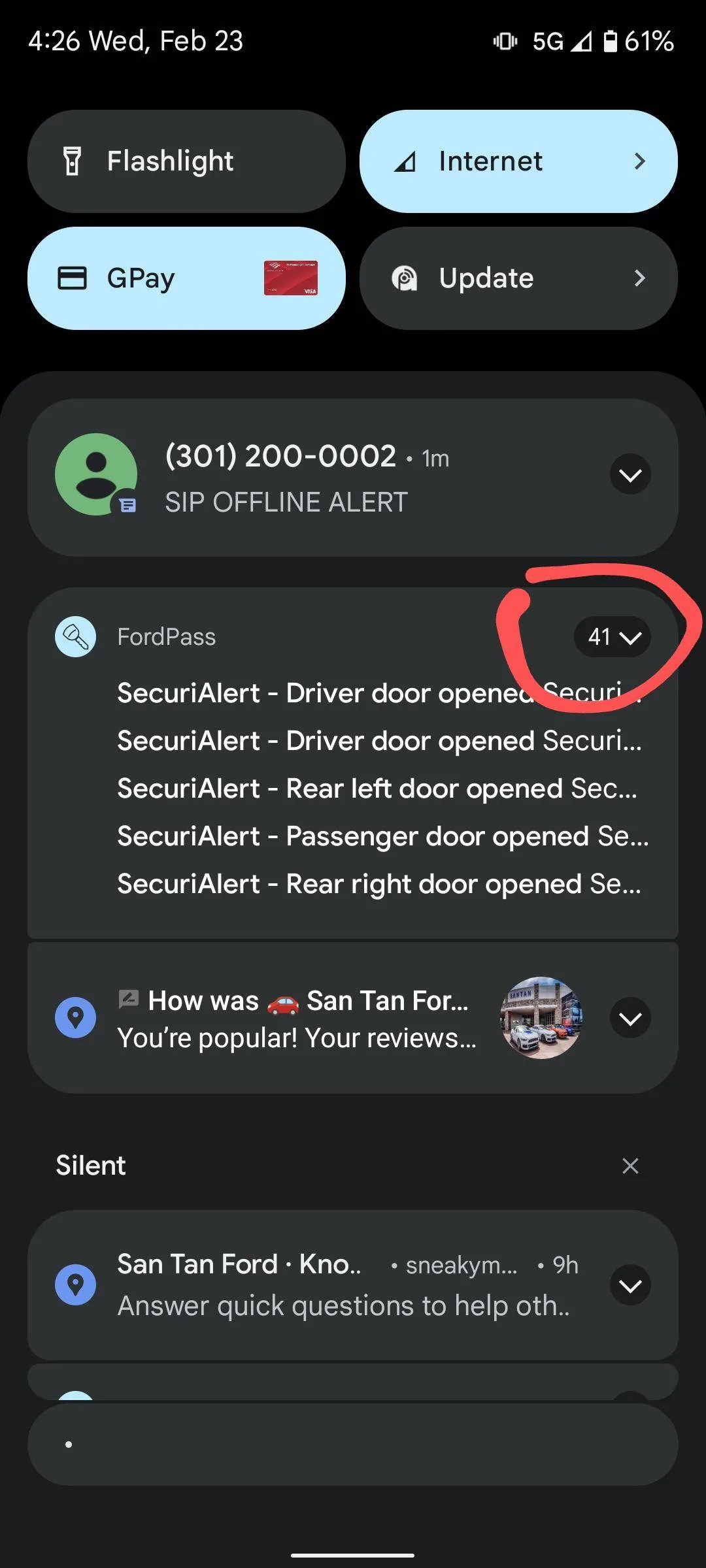Ford Mustang Mach-E Recall work - Phoenix Metro Dealer Experiences Screenshot_20220223-162655