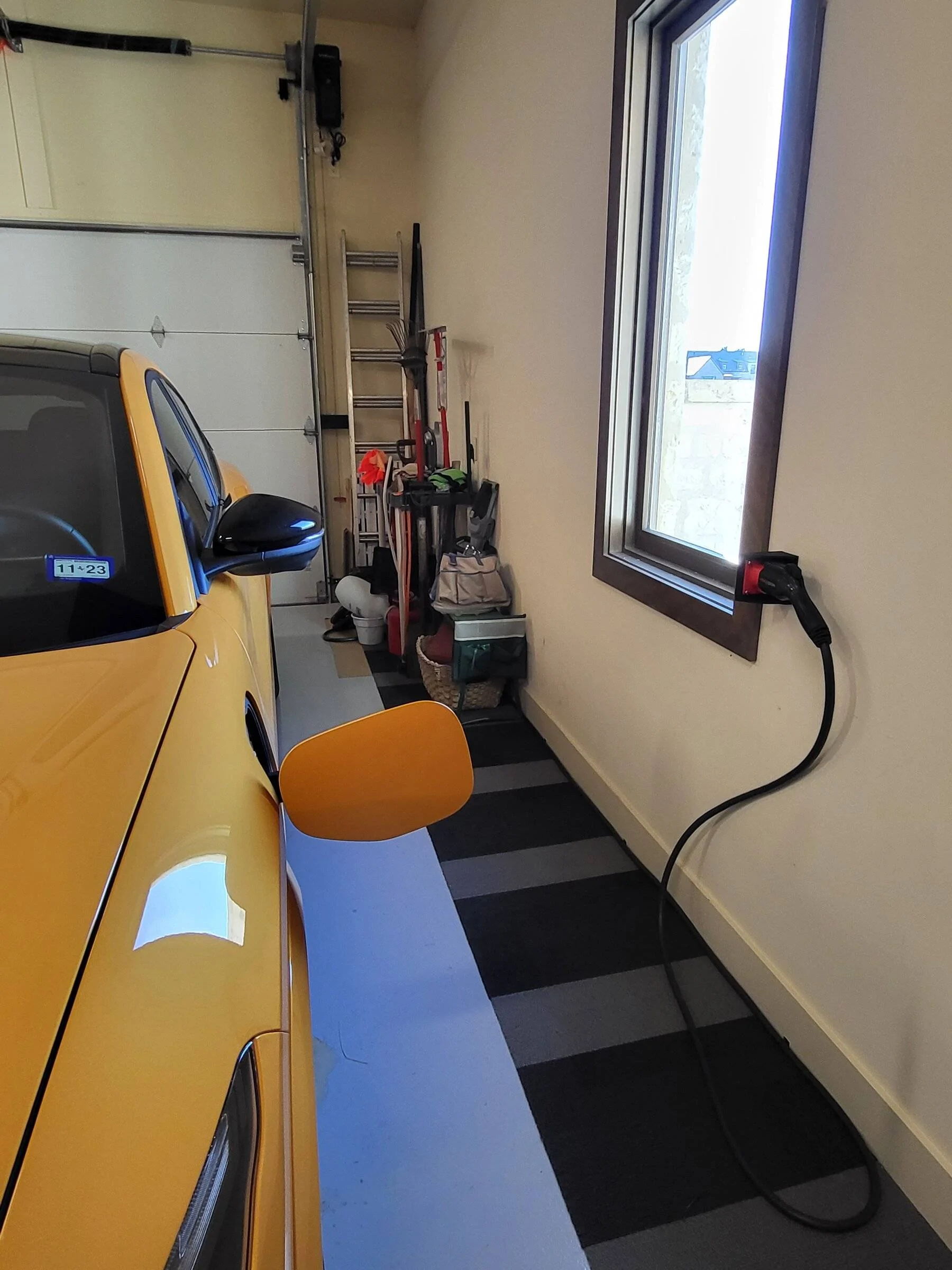 Ford Mustang Mach-E Installing my 240v, help me decide which at home charger! 20220219_160649