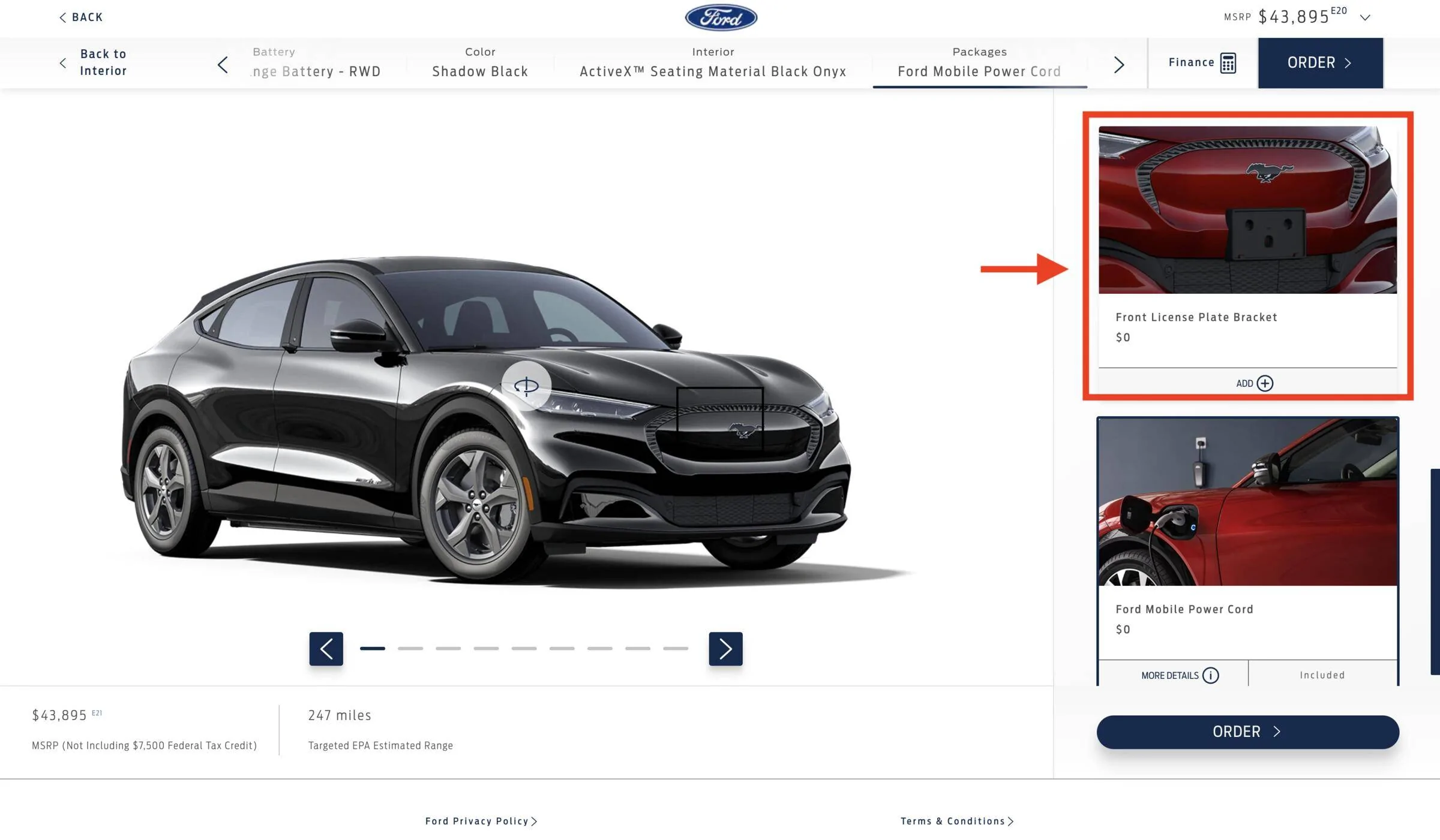 Ford Mustang Mach-E Random question....front license plate bracket... Screen Shot 2022-02-25 at 11.04.13 AM