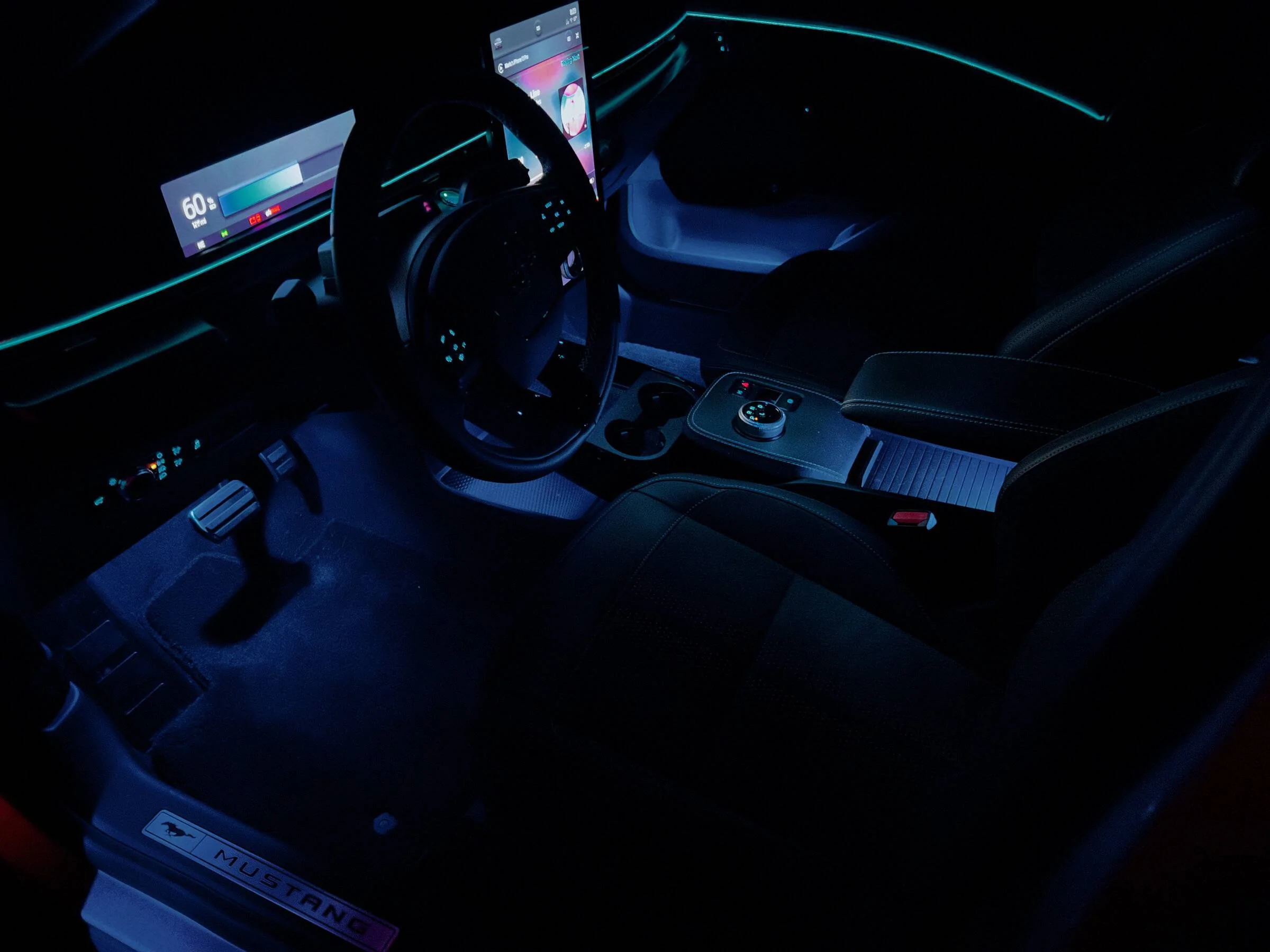Ford Mustang Mach-E Adding Interior Accent Lighting IMG_0332D