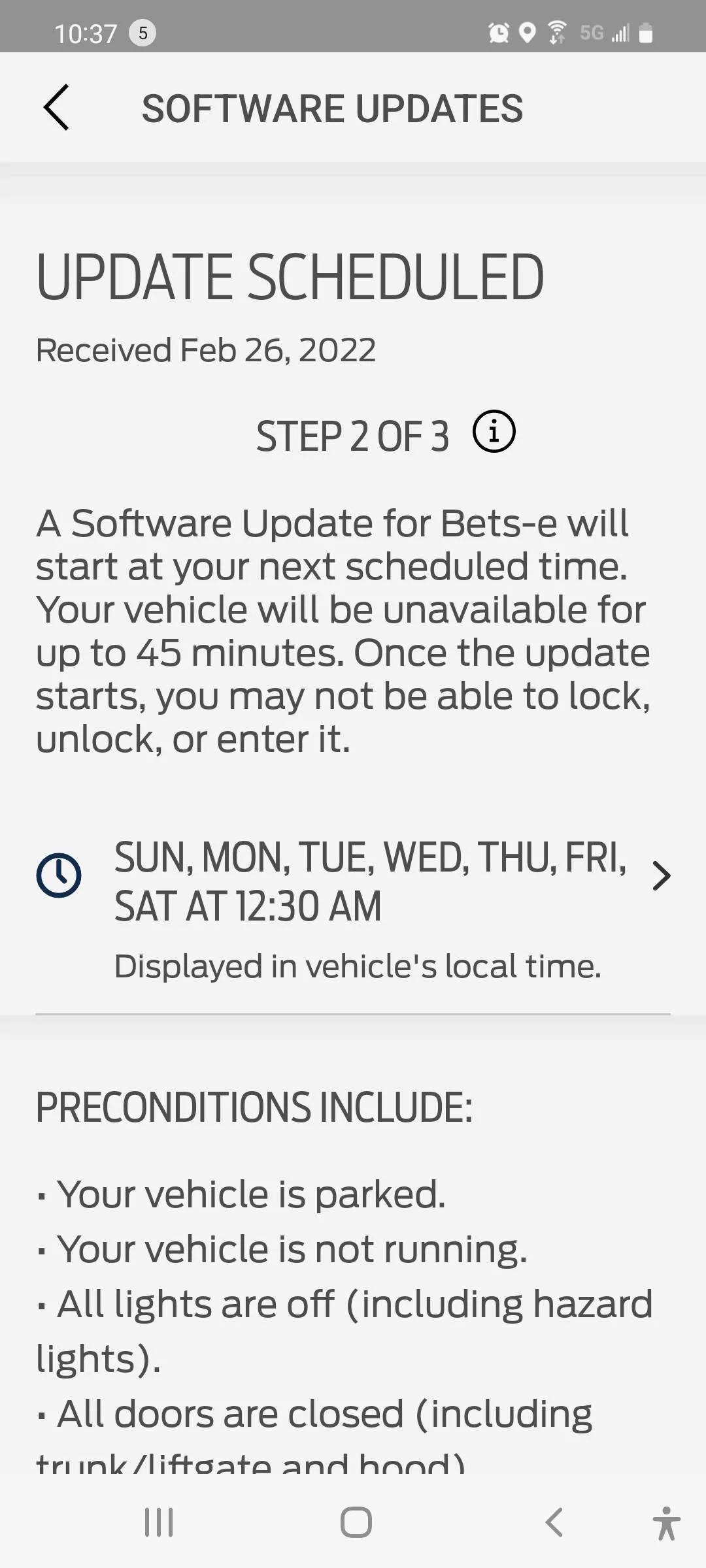 Ford Mustang Mach-E Power-Up 2.4.3 OTA already Screenshot_20220226-223712_FordPass