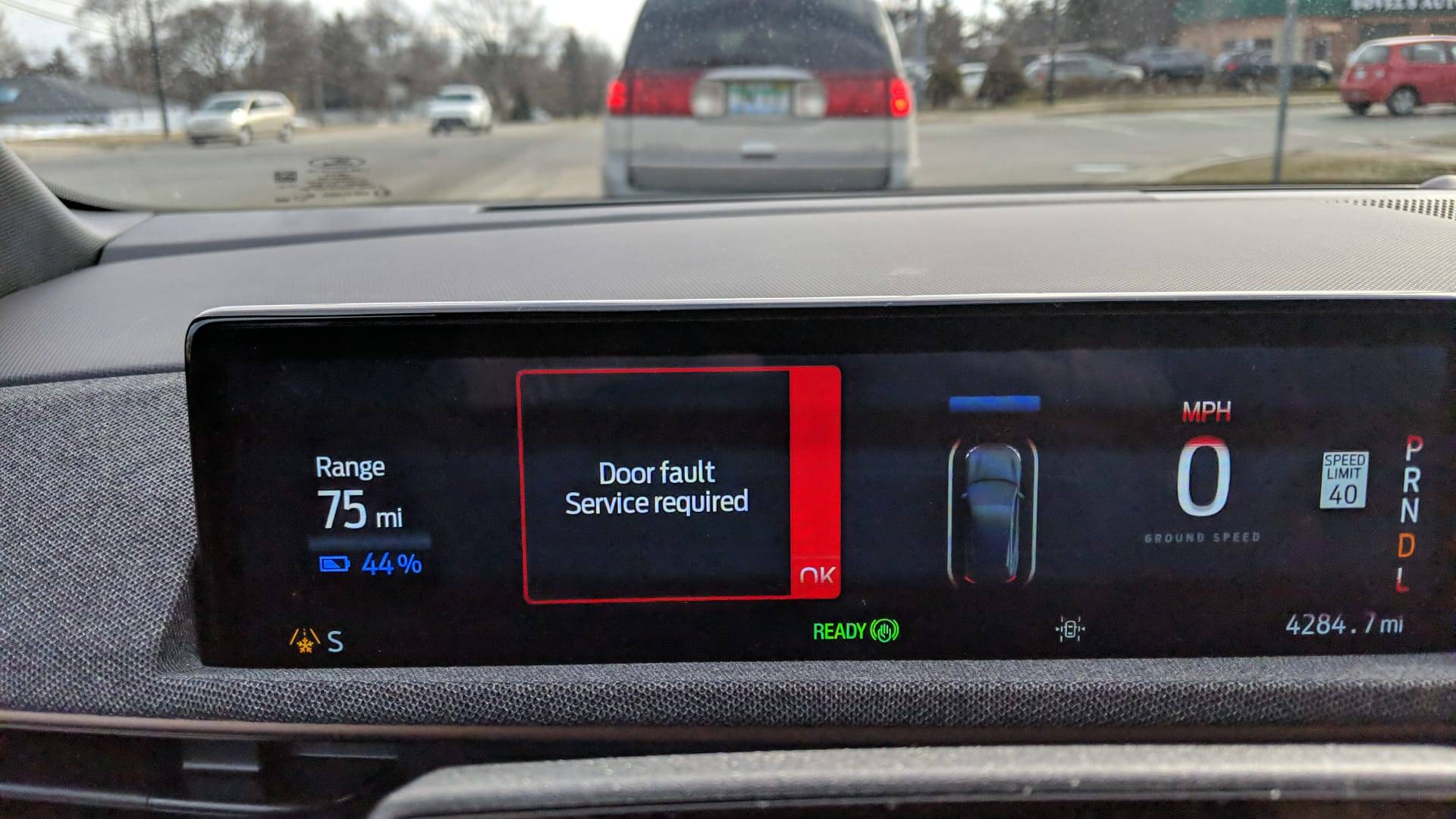 Ford Mustang Mach-E Door fault error DoorFaultService