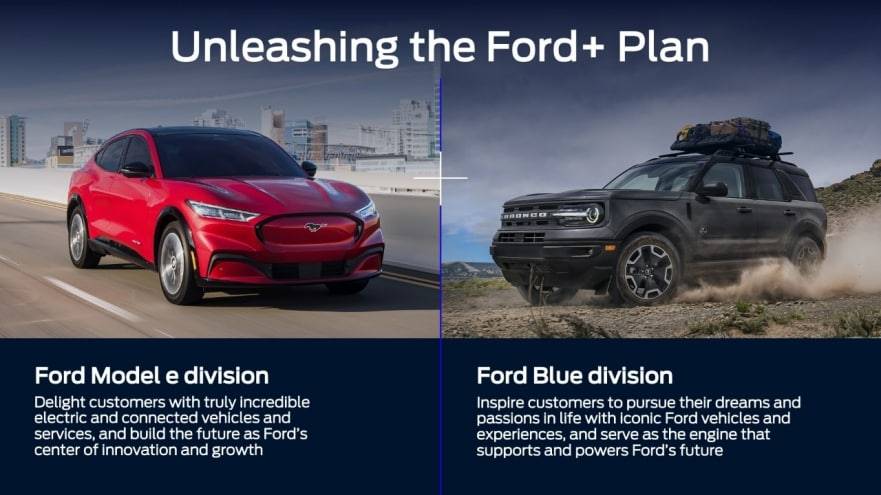 Ford Mustang Mach-E Ford to split ICE, BEV businesses 1646222222909
