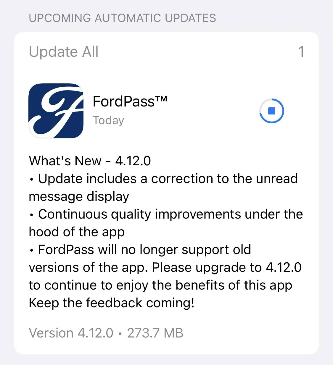 Ford Mustang Mach-E FordPass 4.12.0 is available 0B957333-B4FD-4A39-AC29-45A497B0E170
