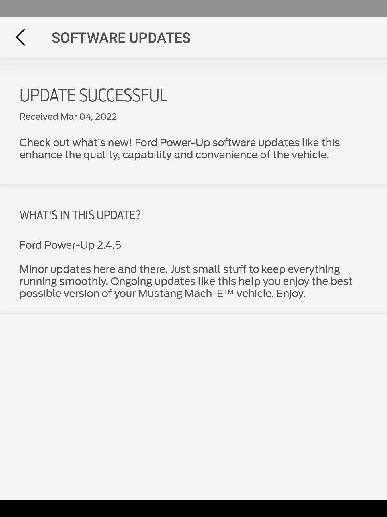 Ford Mustang Mach-E PowerUp-2.4.5 Going out 2022-03-04 22.34.46
