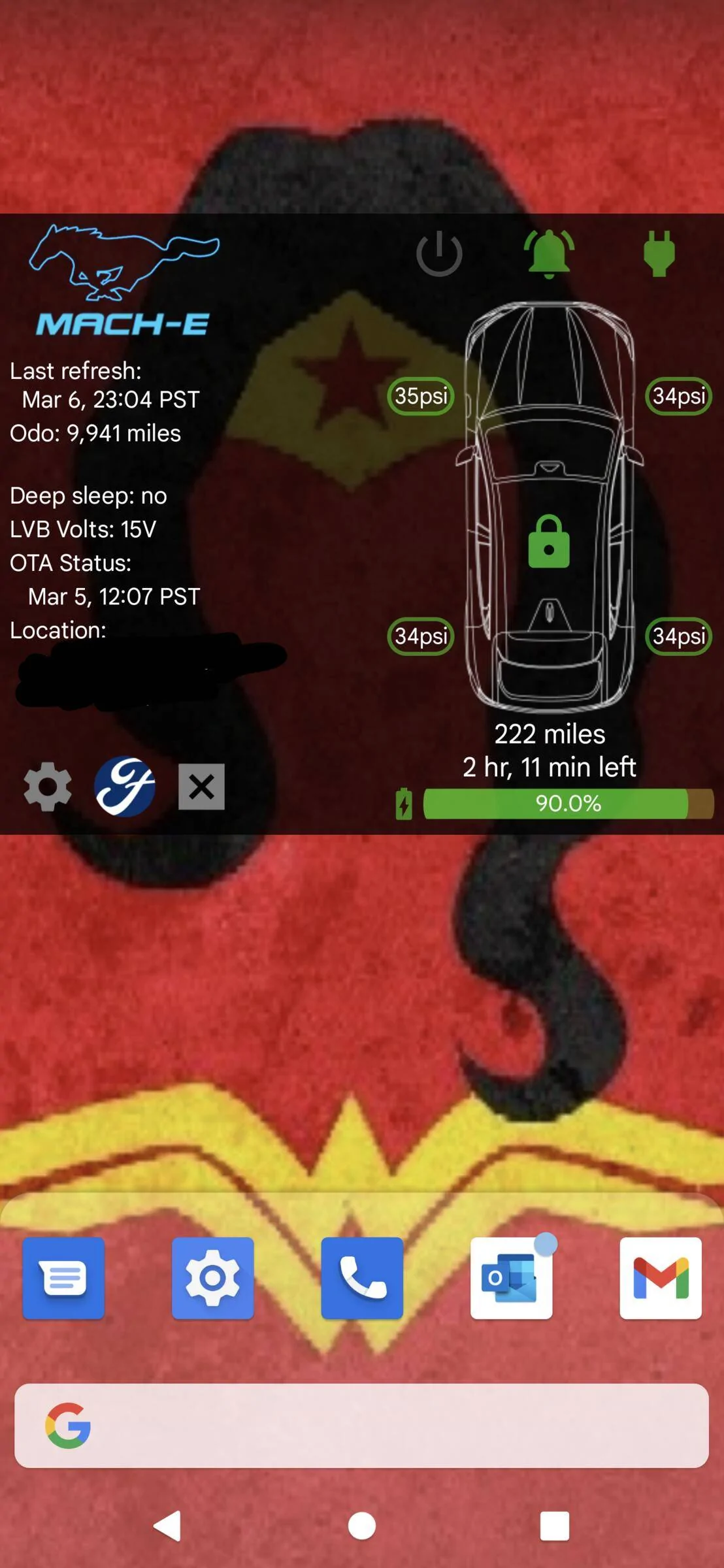 Ford Mustang Mach-E Android Widget for Mach-E [Less Complex] Screenshot_20220306-230711