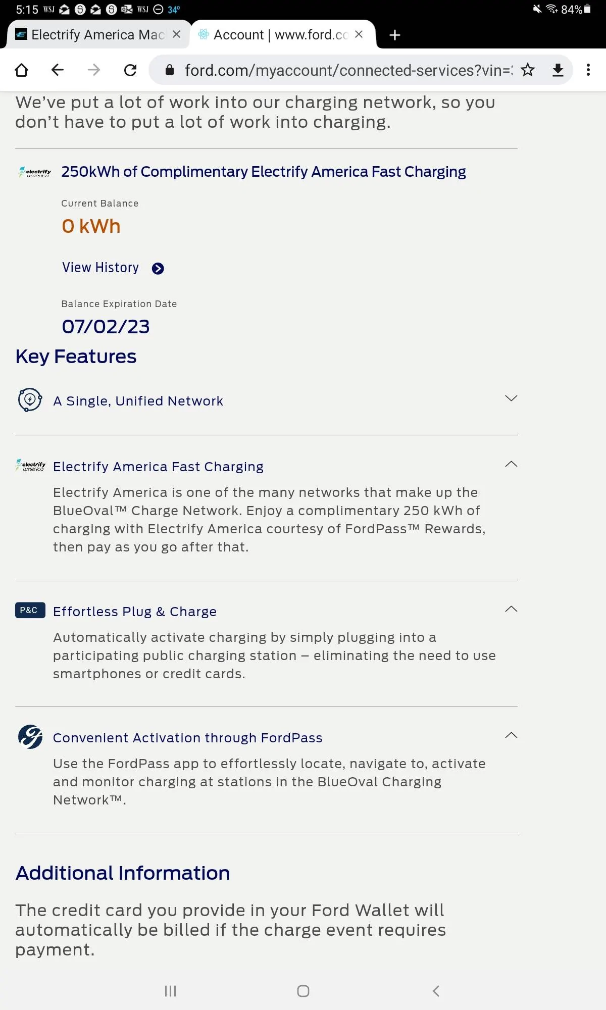 Ford Mustang Mach-E Electrify America Mach-E Charging Issues Screenshot_20220307-171523_Chrom