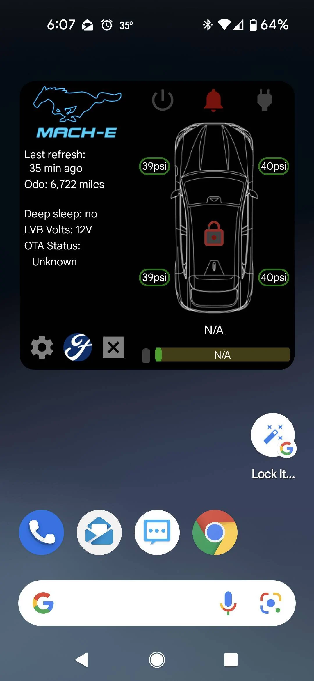 Ford Mustang Mach-E Android Widget for Mach-E [Less Complex] Screenshot_20220308-180710