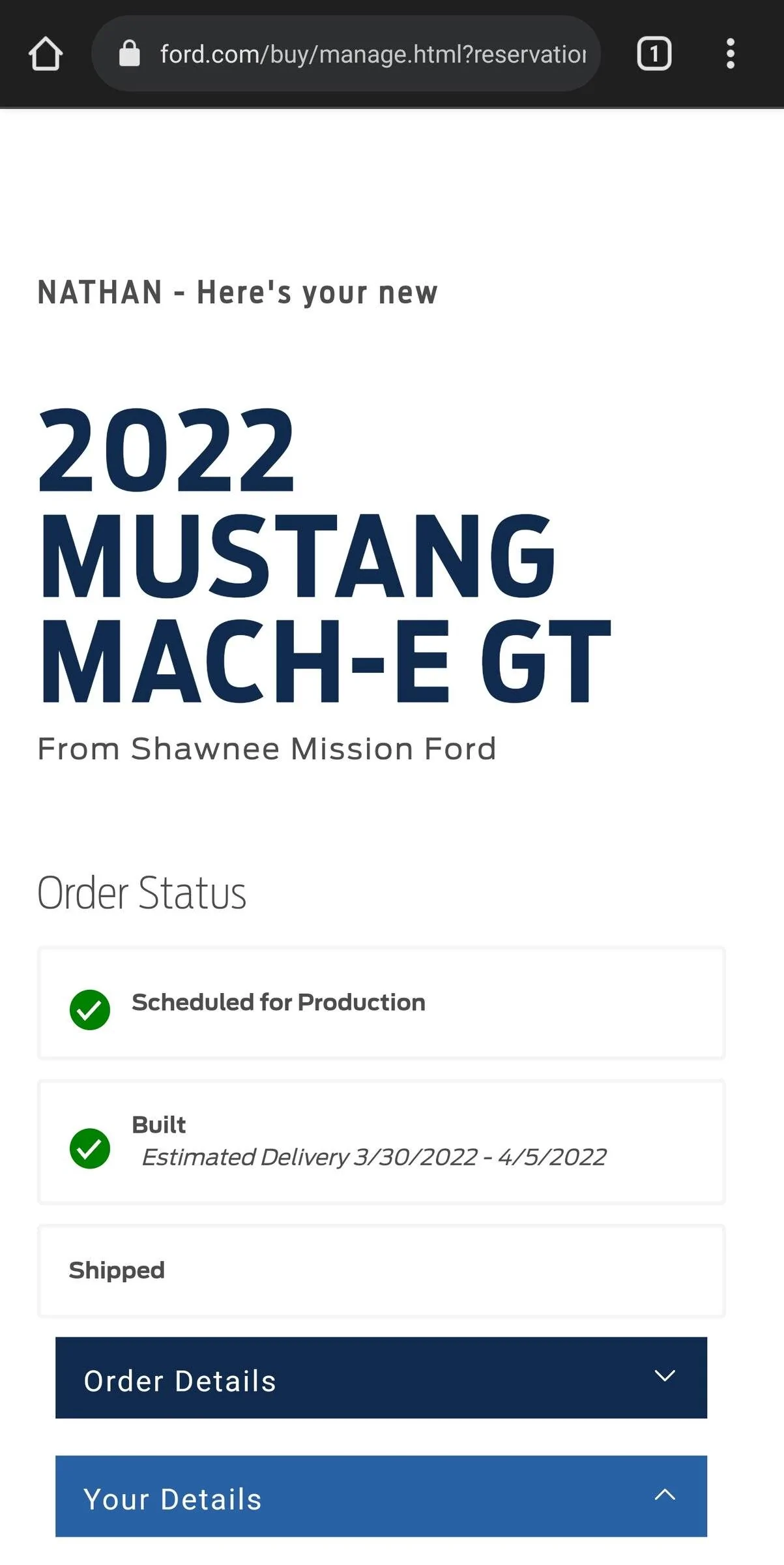 Ford Mustang Mach-E 1/17/22 Build Week Chat Screenshot_20220310-125425_Chrom