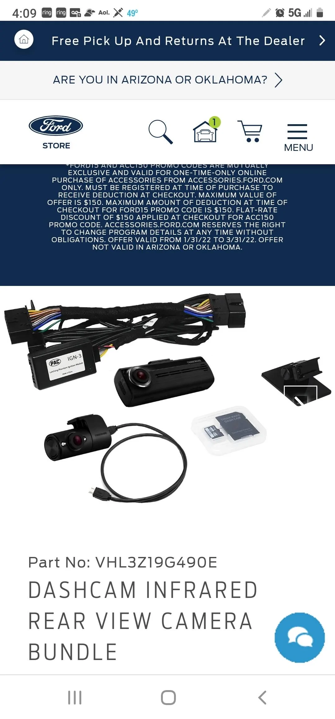 Ford Mustang Mach-E Help me pick a dash cam Screenshot_20220310-160913_Chrom