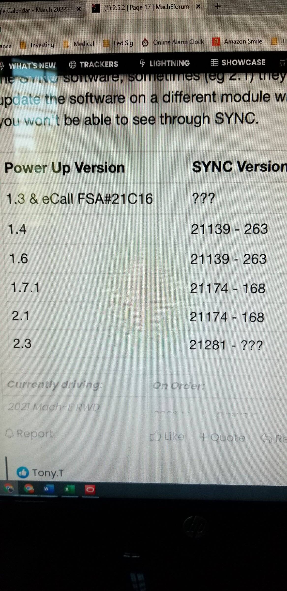 Ford Mustang Mach-E No OTA updates? 20220225_110037