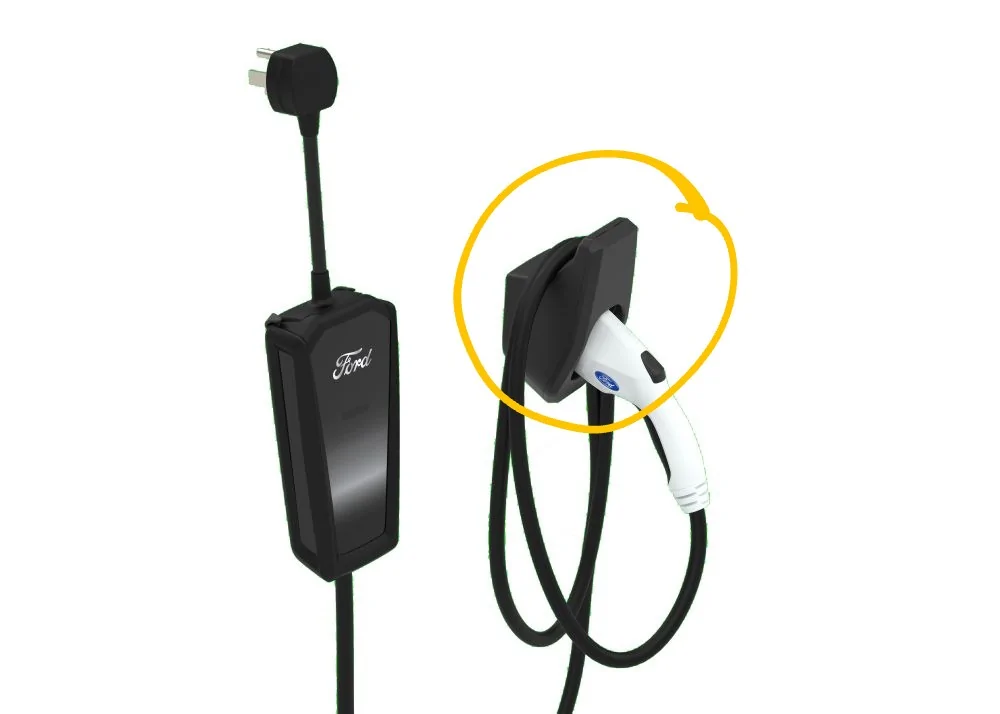 Ford Mustang Mach-E Things to consider when DIY installing a wall charger / outlet Ford-Mobile-Charger-electrek~2