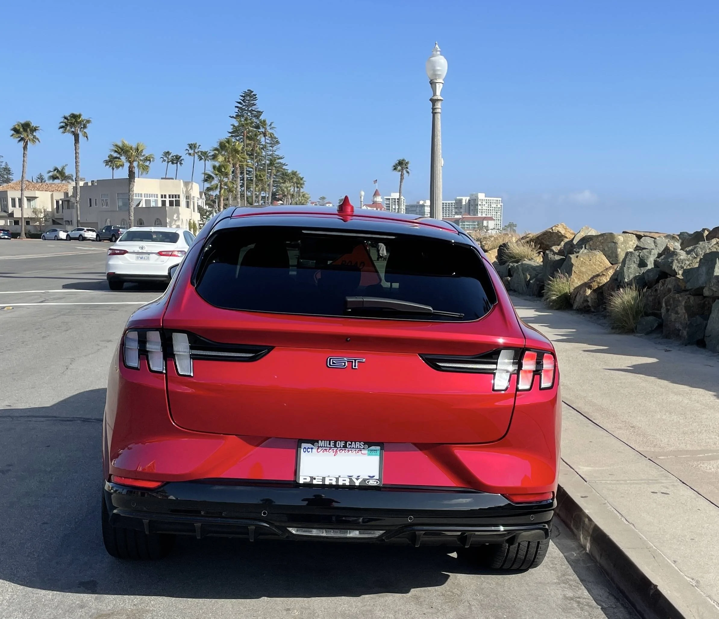 Ford Mustang Mach-E Rapid Red GT (non-performance) Mustang 2