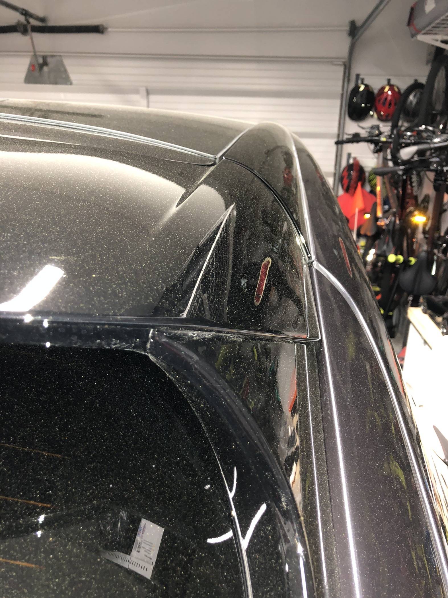 Ford Mustang Mach-E Mach-E Premium DMG color, tailgate misalignment and rear window seal issues IMG_8124