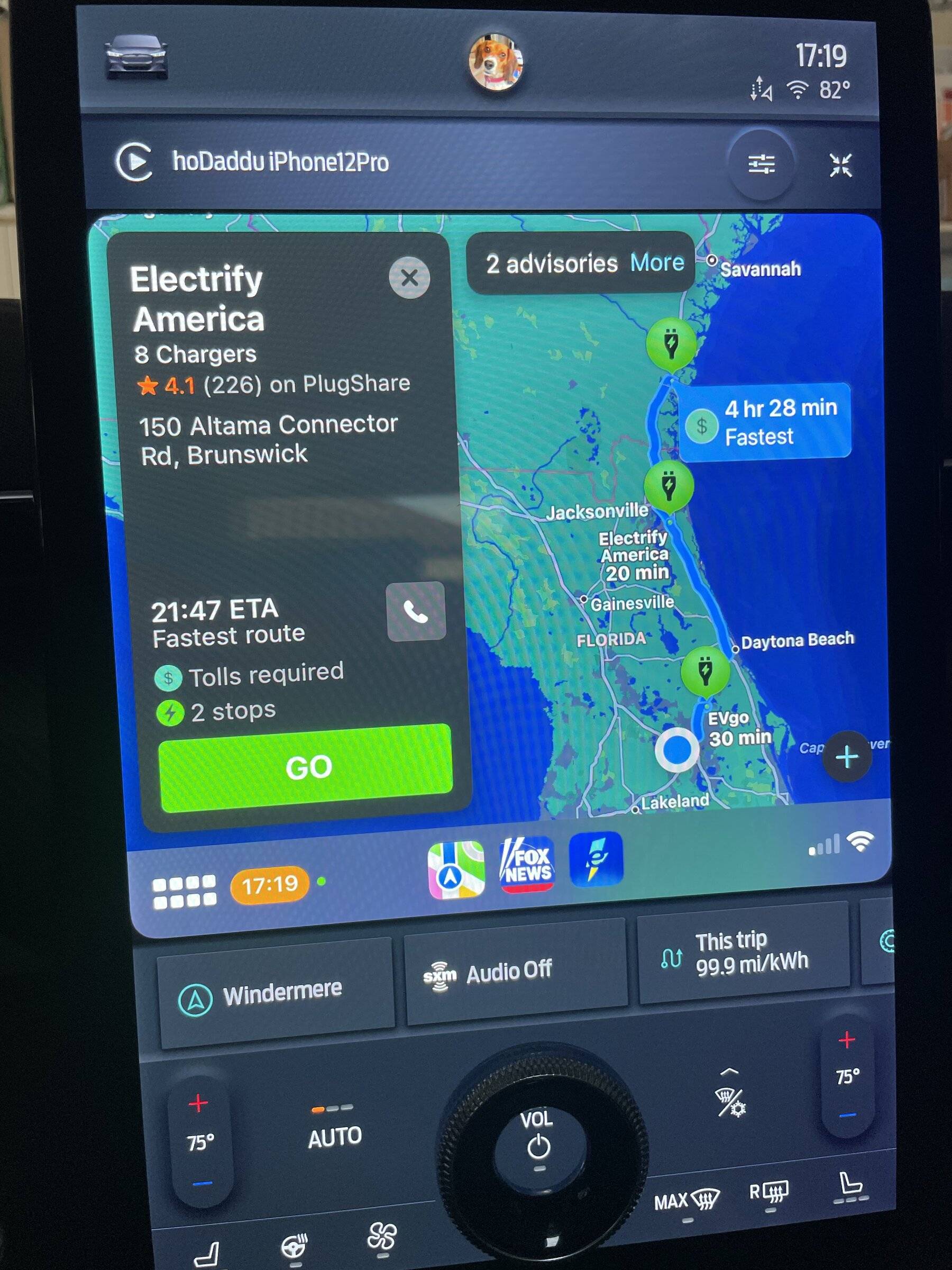 Ford Mustang Mach-E EV Routing For Apple Maps Now Available Via Carplay & SYNC in Mach-E appleMap(1)