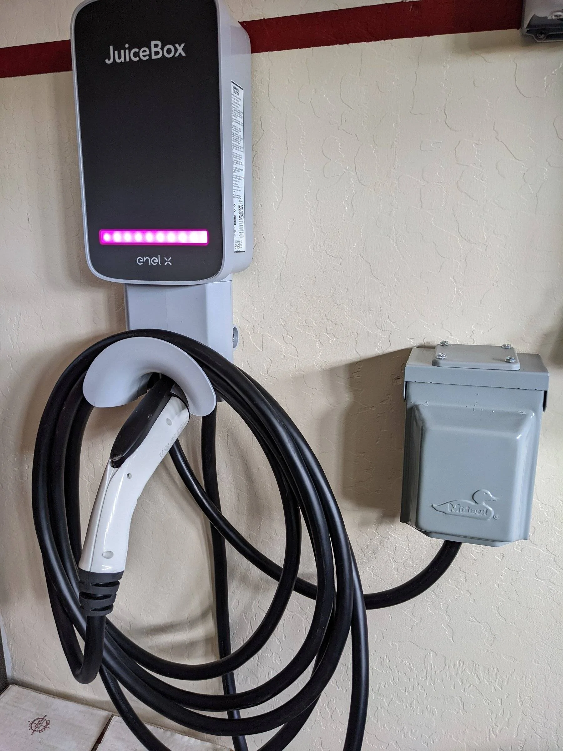 Ford Mustang Mach-E Installing my 240v, help me decide which at home charger! PXL_20220326_154830942