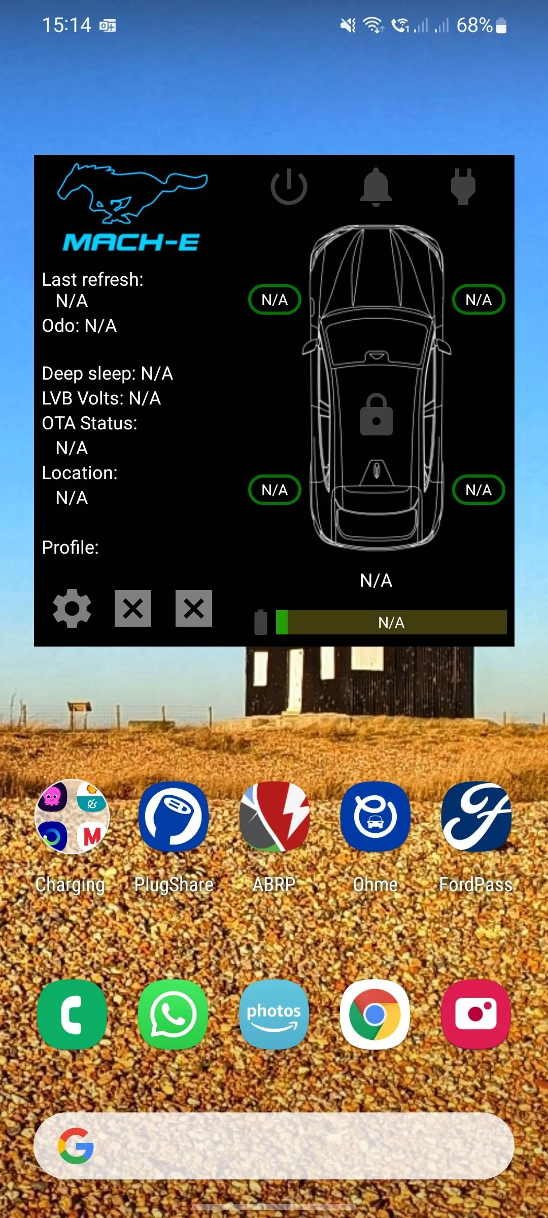 Ford Mustang Mach-E Android Widget for Mach-E [Less Complex] Screenshot_20220329-151414_Lawnchair