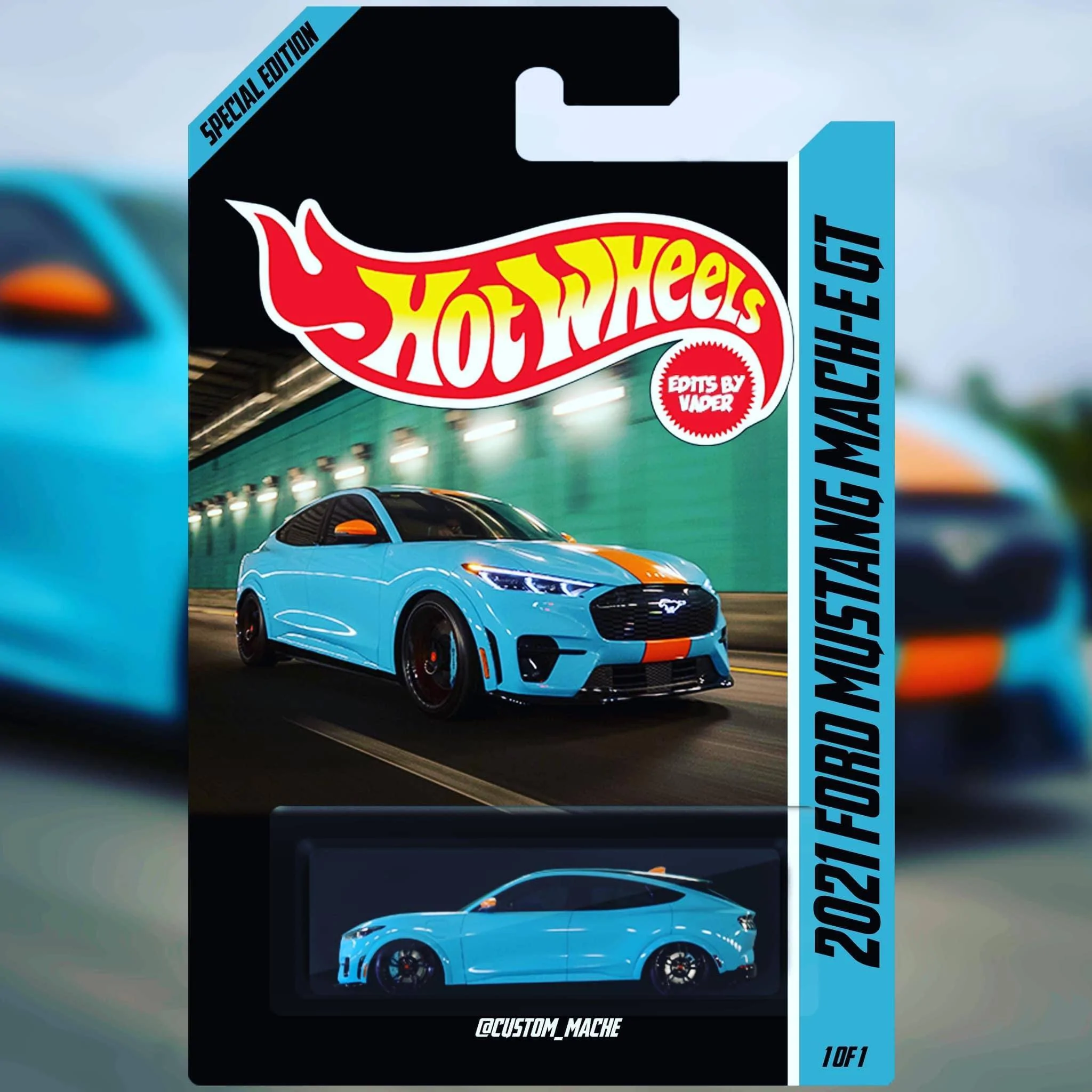 Ford Mustang Mach-E Hot Wheels Mach-E 1400 1648654703109
