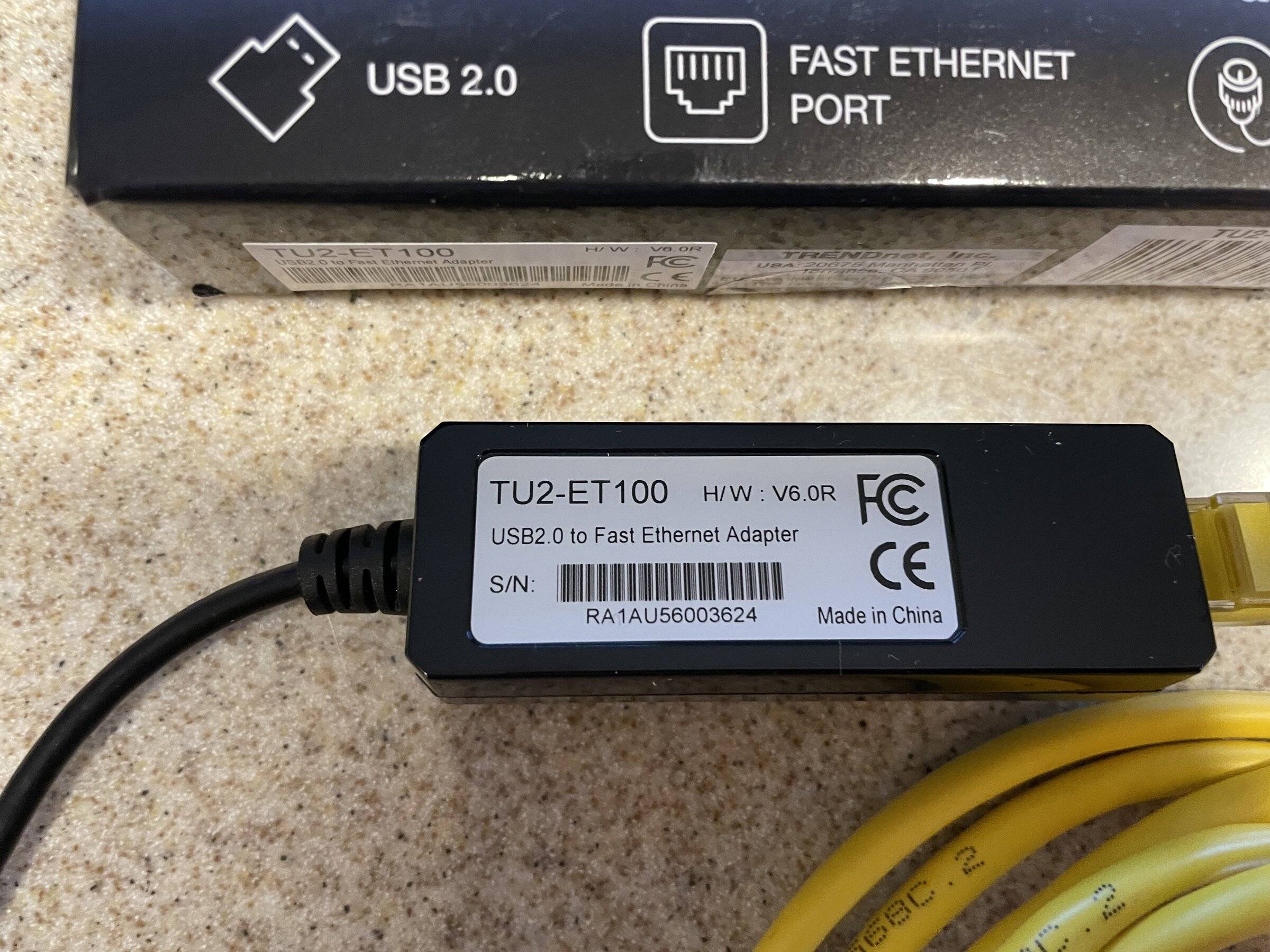 Ford Mustang Mach-E OTA 1.7.1 Stuck, anyone else have issue updating? USB to Ethernet connector TU-ET100.JPG