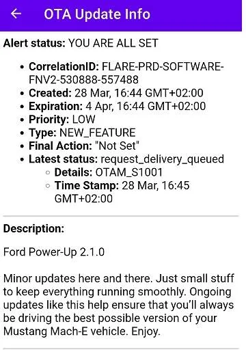 Ford Mustang Mach-E Android Widget for Mach-E [Less Complex] alert