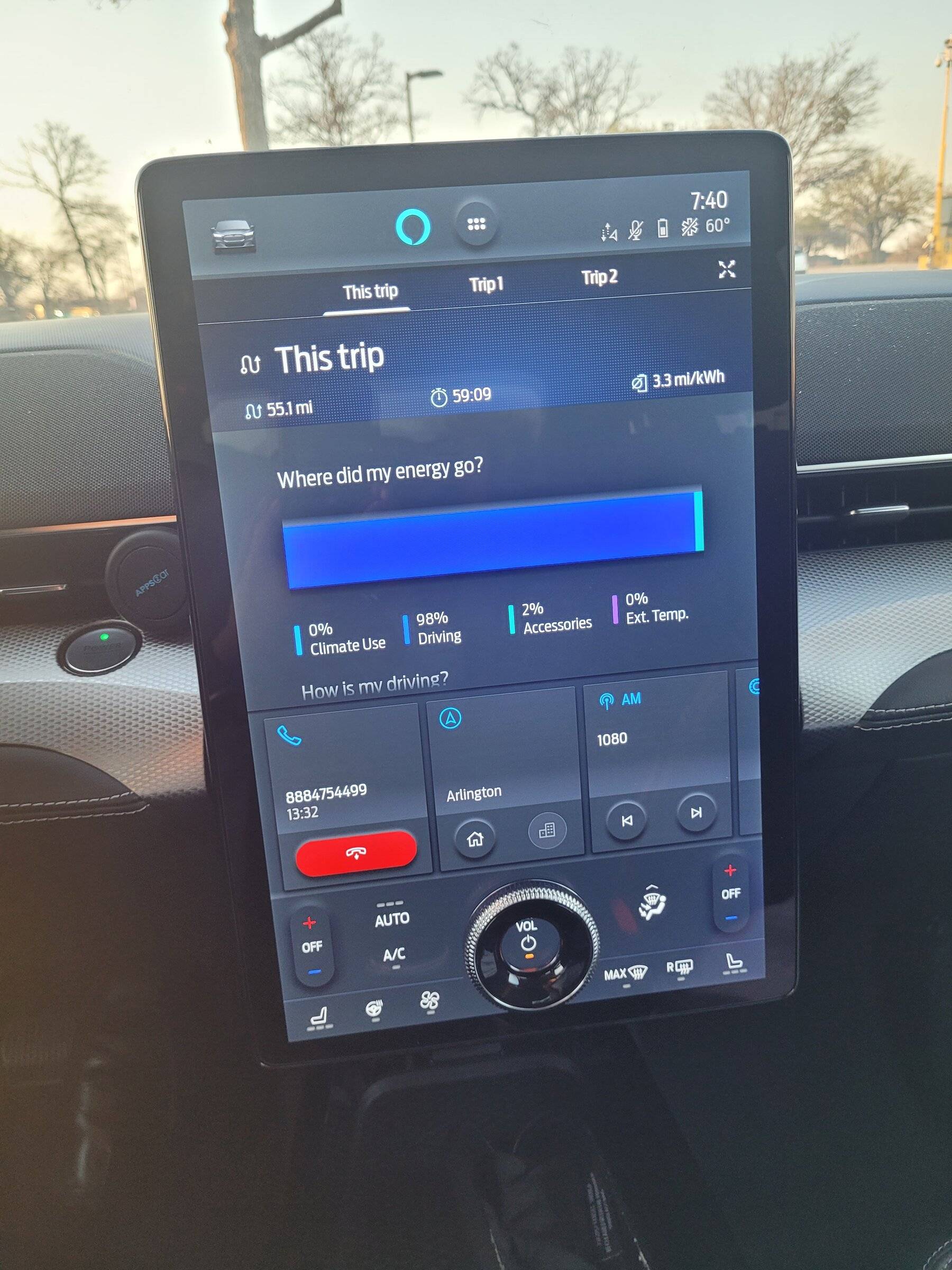 Ford Mustang Mach-E Where's my range Ford? 20220328_074023
