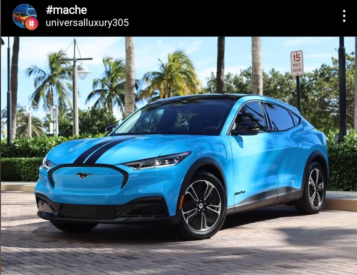 Ford Mustang Mach-E Different Front Wrap SmartSelect_20220331-191650_Instagram