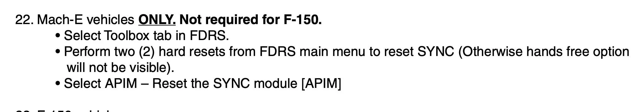 Ford Mustang Mach-E Optional Product Improvement Program 21G01 - BlueCruise Programming Screen Shot 2022-04-01 at 8.33.22 AM
