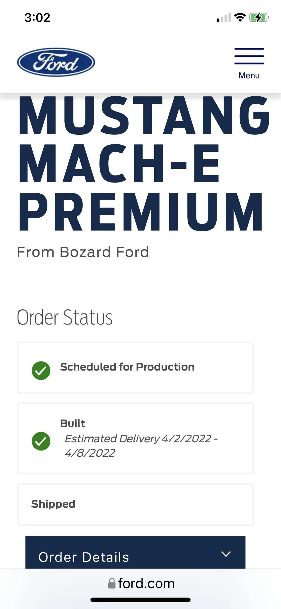 Ford Mustang Mach-E 01/10/22 Build Week Chat/Gang 740B553A-1723-45CB-A3CE-99274A1BEF05
