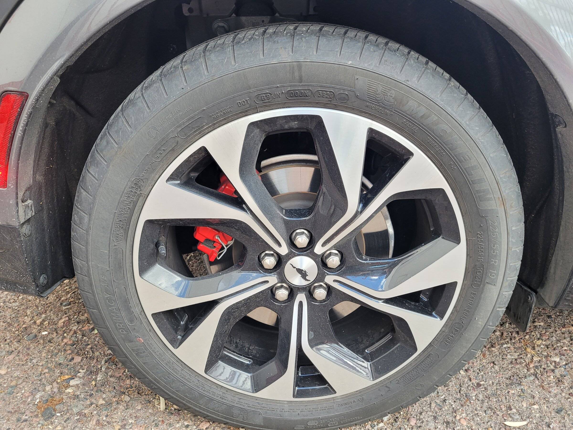 Ford Mustang Mach-E Unusual rotor wear... 20220329_162917